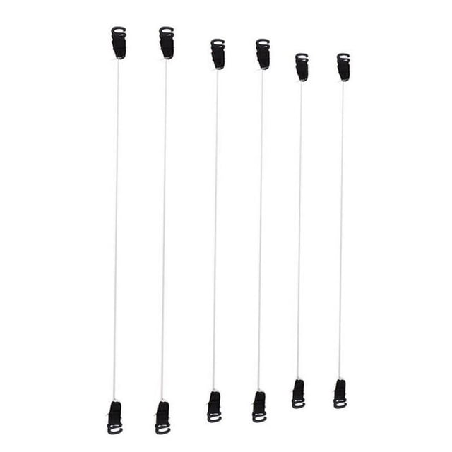12 Pcs Ligne de Poissons pour Extensions de Cheveux Postiches Corde de Remplacement