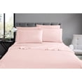 thumbnail image 2 of Swift Home Luxury 6-Piece Sheet Set with Extra Pillow Case, King, Blush, 2 of 3