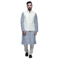 thumbnail image 1 of Atasi Ensemble Kurta Pyjama Ethnique Classique à Manches Longues Imprimé pour Hommes Tenue Décontractée, 1 of 5