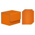 thumbnail image 3 of Card Deck Box with Closure Collectible Cards Container Card Holder Orange, 3 of 8