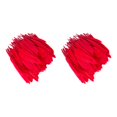 thumbnail image 3 of Maytalsory 100x Plumes Style Boho Sauvages et Résistantes aux Couleurs pour Artisanat Résistantes aux Déchirures Rouge 2Ensemble, 3 of 6