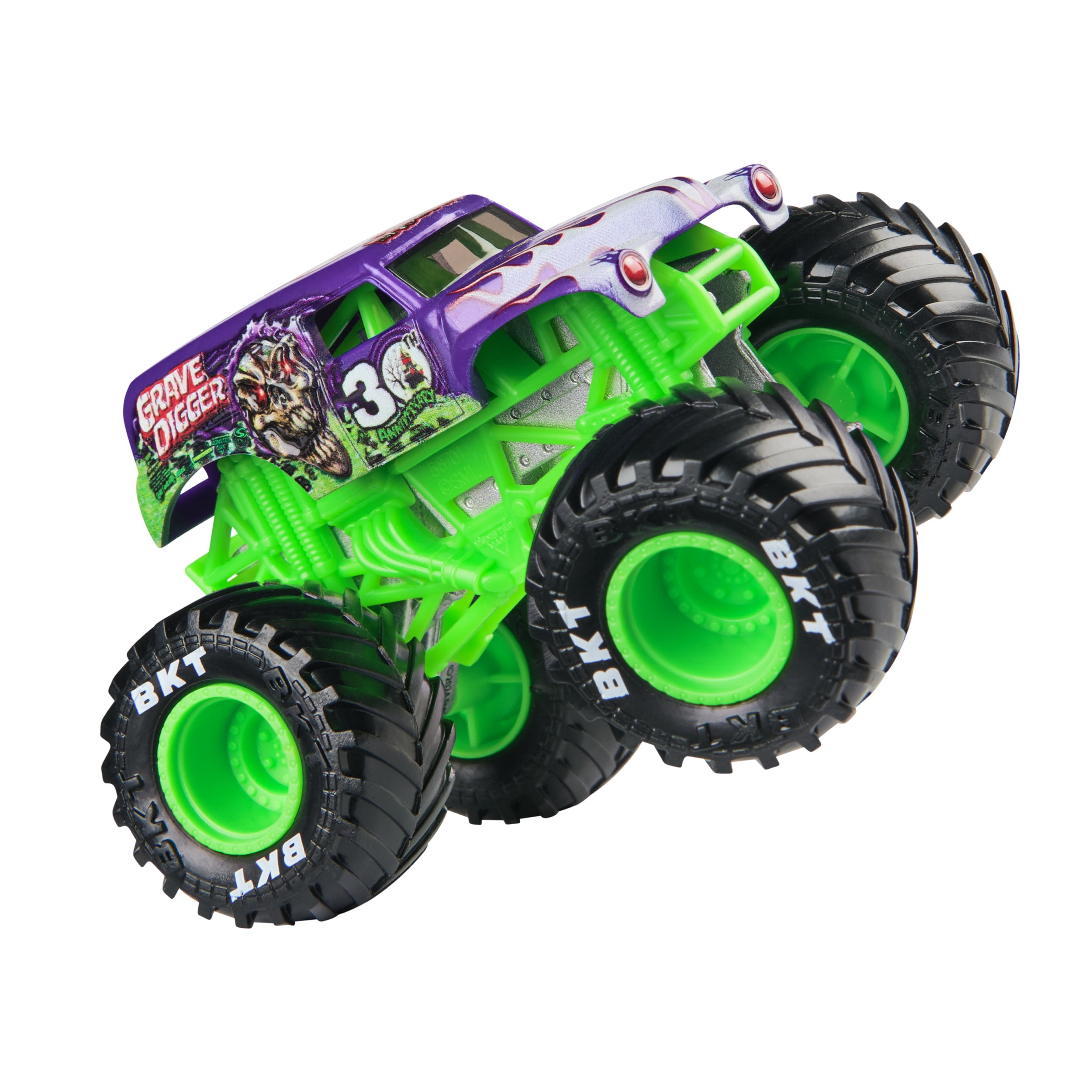 Monster Jam, Official Grave Digger Monster Truck, Die-Cast Vehicle, 1:64 Scale, Kids Toys for Boys Ages 3 and up