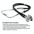 thumbnail image 4 of Dual Head Stethoscope Sprague Rappaport by Elimedical for medical professionals. HS-30C, 4 of 6
