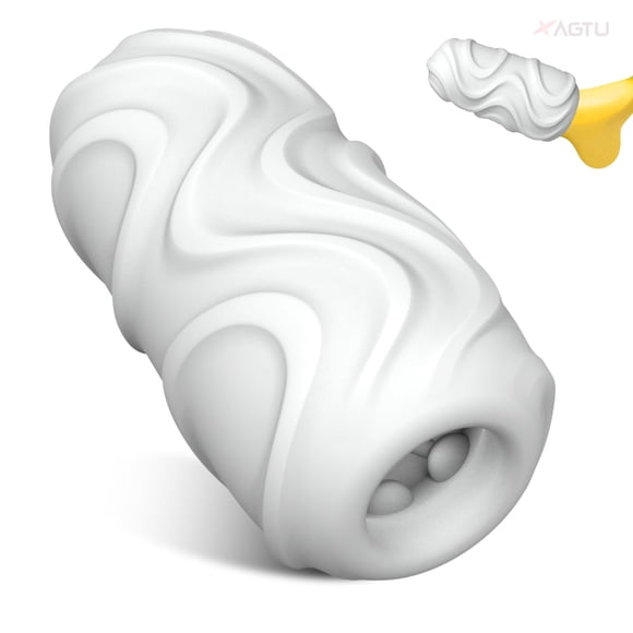 Male Masturbator Cup Soft Silicone Massager for Men Toys Without Vibrations B