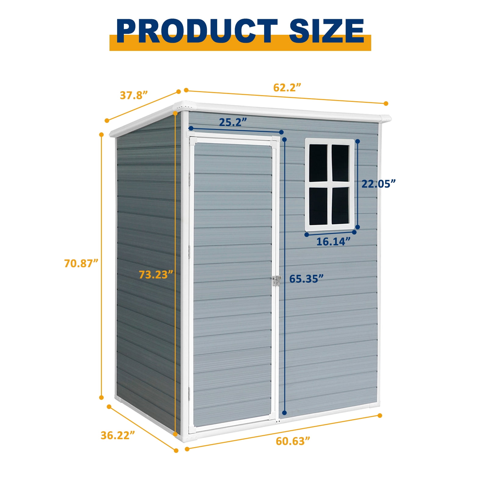 すん様　オーダーメイド　シェルター No.43 Roninkier 5x3 FT Resin Outdoor Storage Shed with Floor Lockable