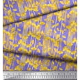thumbnail image 3 of Soimoi Poly Georgette Fabric Stripe & Buttercup Floral Printed Fabric 1 Yard 52 Inch Wide, 3 of 3