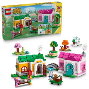 LEGO Animal Crossing Creative Houses: Saisons de jeu de construction amusante - Pretend Play Set pour les filles & Garçons, âges 7+ - Créer 2 Maisons W/1 Ensemble de blocs de construction pour enfants - Idée cadeau pour les anniversaires -77057