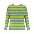 thumbnail image 4 of RXIRUCGD T-Shirt à Manches Longues pour Hommes, Col Rond, Imprimé, Chandail de Sport, Vert, Taille : 2TG, 4 of 4