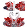 thumbnail image 2 of Crystal Swan Ornament Home Decoration Crafts Crystal Decoration Living Room, 2 of 5
