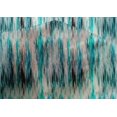 thumbnail image 4 of oneOone Cotton Silk Turquoise Blue Fabric Liquid Drip Abstract Craft Projects Decor Fabric Printed By The Yard 42 Inch Wide, 4 of 4