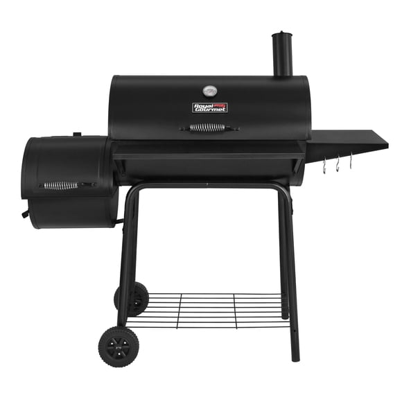 Royal Gourmet CC1830S Charcoal Grill with Offset Smoker, 811 Square Inches, Outdoor Cooking, Black