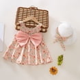 thumbnail image 1 of Robes pour Bébés Filles Robe Tutu pour Bébé Fille Robe d'Été Sans Manches pour Filles avec Chapeaux 2 Pcs Robe de Fête pour Bébé Fille 2-3 Ans, 1 of 4
