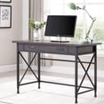 thumbnail image 3 of Bowery Hill Contemporary Writing and Computer Desk in Black, 3 of 8