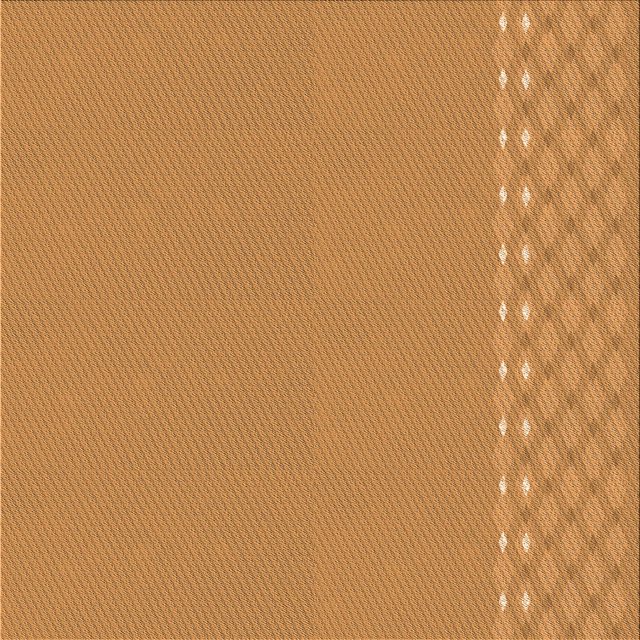 Ahgly Company Machine Washable Indoor Square Transitional Dark Orange Area Rugs, 4' Square