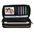 thumbnail image 3 of Womens Double Zipper Wallet Clutch Purse with Phone Holder, 3 of 5