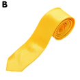 thumbnail image 1 of Cravate Homme Mince Classique Noire Mariage Cravate Garçons --us Rapide Mince Uni G3S1, 1 of 9