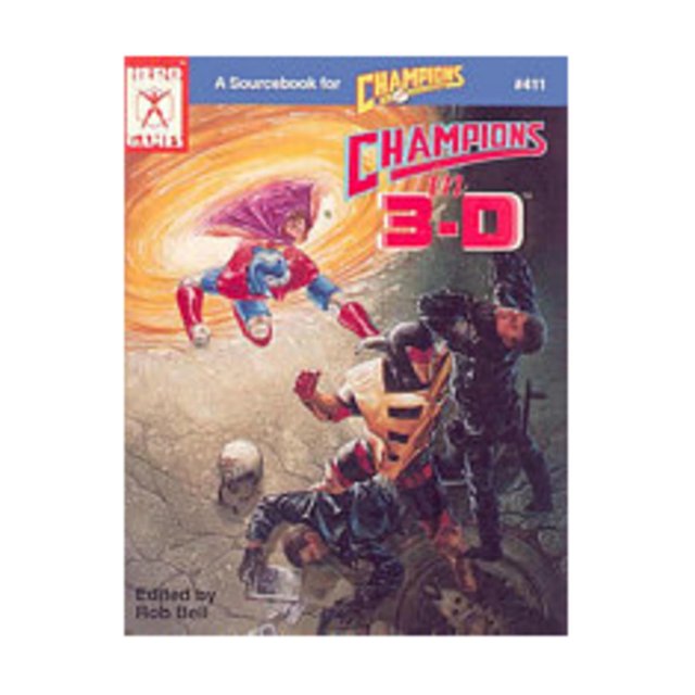 Champions in 3-D (Super Hero Role Playing, Stock No. 411)