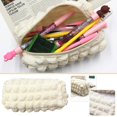 thumbnail image 3 of Student Soft Fufu Puff Pencil Case Artist Painting Tools Case 9CA8 W09C, 3 of 8
