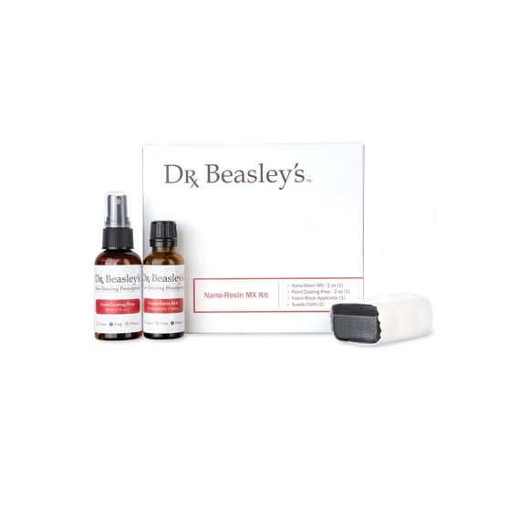 Dr. Beasley's Nano-Resin MX Detailing Kit- Professional Nanocoating System for Glossy Paint, Offers Micro-Scratch Resistance, Self-Cleaning Properties, Leaves an Ultra Deep Shine