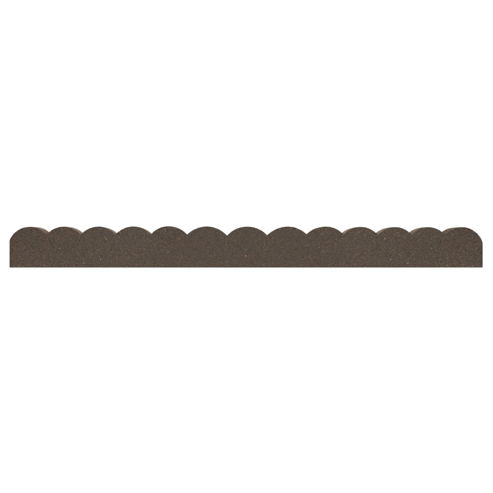 EzBorder Scallop Garden Border 2" Thick in Earth Colour - 2 Pack