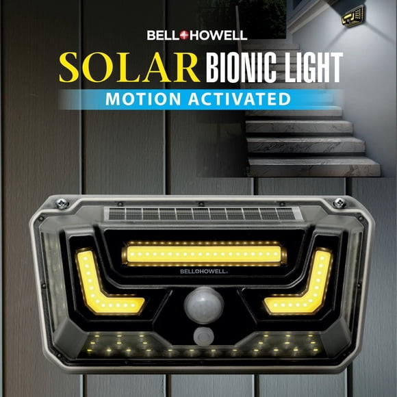 Lampe Solaire Bionic Bell + Howell à Détection de Mouvement Résistante aux Intempéries