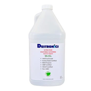 DUSTRONICS ULTRA PURE VEGETABLE GLYCERIN 99.9% USP FOOD GRADE, 4 LITRES