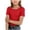 Red, variant on Wxirdiow Teen Clothes for Girls Short Sleeve Crop Tops Kids Fashion Athletic Crew Neck Cropped T Shirts Casual Basic Tees Red Size,9-10 Years