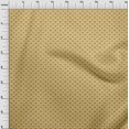 thumbnail image 4 of oneOone Tissu Popeline de Coton Jaune Matériau de Robe Rétro Minimaliste Tissu Imprimé au Mètre 42 Pouces de Large, 4 of 5