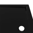 thumbnail image 4 of vidaXL Rectangular ABS Shower Base Tray Black 80x100 cm, 4 of 5