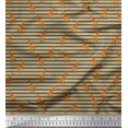 thumbnail image 1 of Soimoi Poly Georgette Fabric Stripe & Giraffe Animal Print Fabric by The Yard 42 Inch Wide, 1 of 3