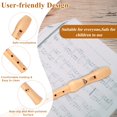 thumbnail image 3 of Eastrock Recorder Instrument for Adults Soprano Recorder Baroque Maple Wood C Key 2 Piece Recorder With Hard Case, 3 of 6