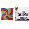 thumbnail image 2 of Kit de Crochet DIY Housse de Coussin Tapis Fabrication de Broderie Kit Arc-en-Ciel, 2 of 9
