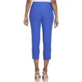 thumbnail image 4 of Rafaella Women's Extended Tab Capri Pants with Pockets, 4 of 5