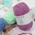 thumbnail image 5 of Birdeem 4 Strands of Combed Milk Cotton Thread Diy Doll Cotton Crochet Thread Wool Ball, 5 of 5