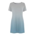 thumbnail image 5 of TJAZFJPA Robes Boho Grande Taille pour Femmes Robes d'Été Décontractées Manches Courtes Robes d'Été T-Shirt Décontractées Jupes de Plage Mini Robes Grande Taille Robe d'Invité de Mariage Manches Courtes, 5 of 5