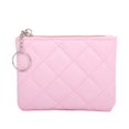 thumbnail image 2 of Ediodpoh Women's Mini Zip Purse Quilted Embroidery Small Wallet For Cards Compact And Stylish Pink, 2 of 4