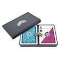 thumbnail image 2 of Copag 1546 Neoteric Design 100% Plastic Playing Cards, Poker Size (Standard) Green/Red (Jumbo Index, 1 Set), 2 of 3