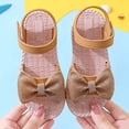 thumbnail image 5 of Cathalem Girls' Sandal Pumps Low Heels Sandals Flower Party Wedding Princess,Yellow 34, 5 of 5