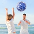 thumbnail image 2 of Inflatable Glitter Transparent Beach Ball for Water Play and Outdoor Sports, PVC with Sequin Light Refraction, 30cm, Easy to Carry for Pool, Beach, and Lake Fun, 2 of 8