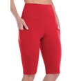 thumbnail image 3 of Short Cycliste Taille Haute pour Femmes avec Poches, Entraînement, Course, 3 of 4