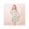 thumbnail image 4 of Sunny Fashion Robe d'Été Style Hawaïen Ananas pour Fille, Colorée, 8 Ans, 4 of 7