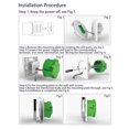 thumbnail image 3 of Smart Home Thermostat, LED Display  Control Programmable For All Installation Environments, 86mm Square Box, 3 of 7