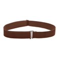 thumbnail image 2 of Ceinture Extensible pour Femmes Ceintures pour Dames avec Boucle Plate pour Pantalons Pantalons Robes Brun Foncé, 2 of 8