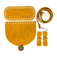 thumbnail image 1 of lionlar PU Leather Bag Knitting Set DIY Bag Making Kit for Home Professional Enthusiasts Yellow, 1 of 9