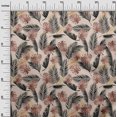 thumbnail image 3 of oneOone Silk Tabby Peach Fabric Tropical Sewing Craft Projects Fabric Prints By Yard 42 Inch Wide, 3 of 4