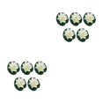 thumbnail image 4 of Wweixi 5pcs/set Artificial Lotus Realistic Appearance Easy To Clean Long-lasting milky white 2Set, 4 of 6