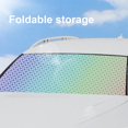 thumbnail image 4 of Meitianfacai Foldable Car Sun Shades for Windshield, Double-sided Aluminum Foil Sun Shade, Sun Blocker Car Window Shades from UV Rays, Suitable Fit All Auto,51x27'', 4 of 9