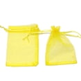 thumbnail image 3 of ORUYROP ® 100pcs Drawstring Organza Jewelry Candy Pouch Party Wedding Favor Gift Bags (8x12, Yellow), 3 of 7