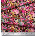 thumbnail image 2 of Soimoi Georgette Viscose Fabric Multicolor Texture Fabric Prints By Yard 42 Inch Wide, 2 of 3