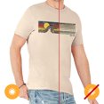 thumbnail image 1 of T-Shirt Homme - Sunset Wave - Gris by DelSol pour Homme - 1 Pièce (XL), 1 of 2